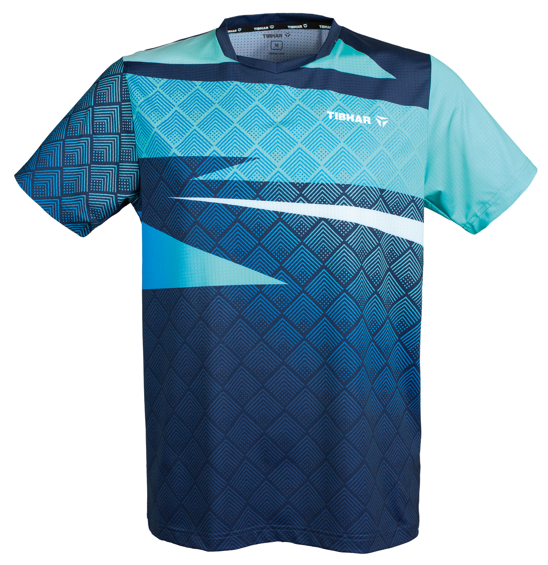 Tibhar TT-Shirt Corner marine/türkis