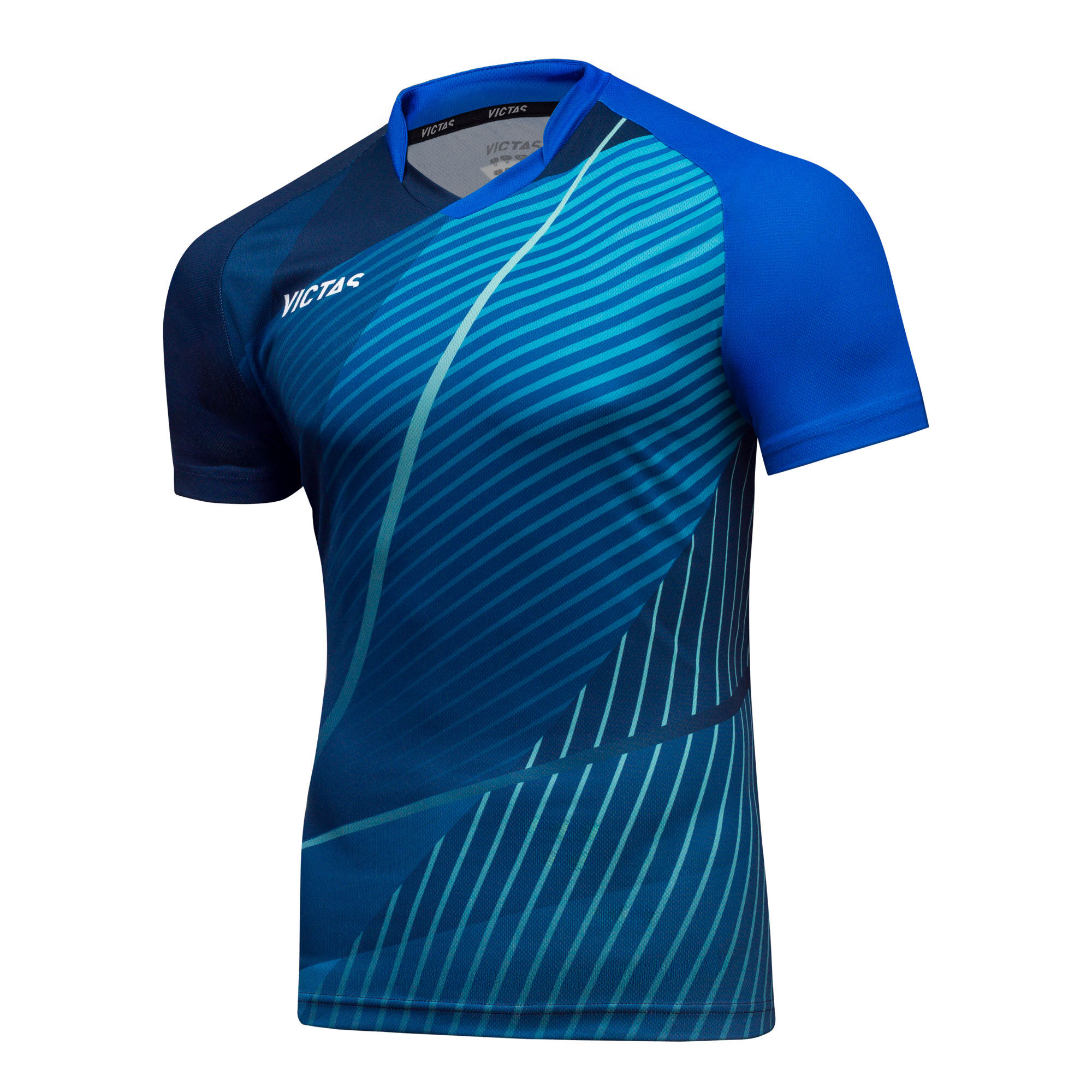 Victas V-Shirt 236 blau