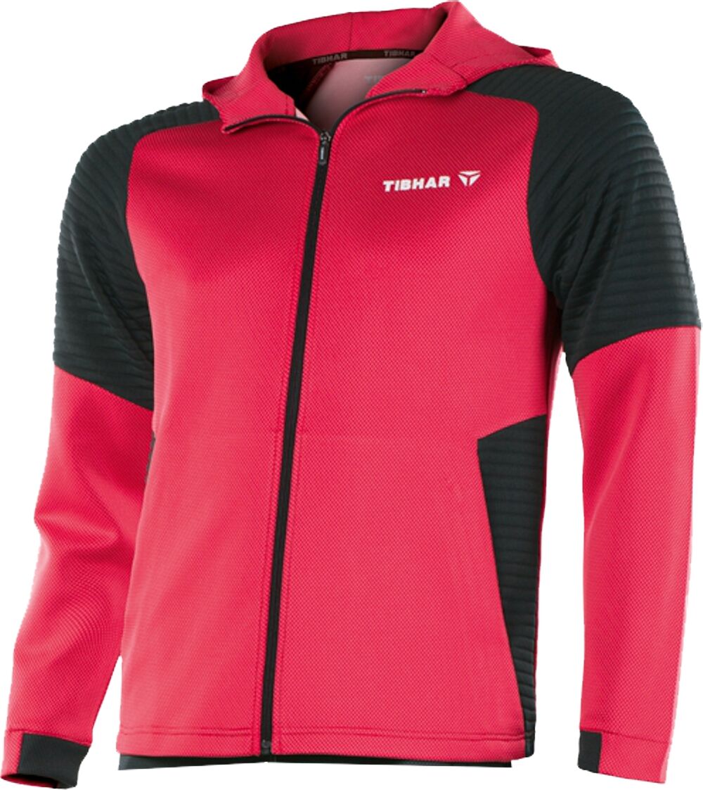 Pro_Anzugjacke_rot Tibhar Hoody Pro rot/schwarz
