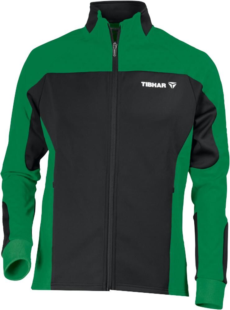 Trend_TSJacke_gruen Tibhar Anzugjacke Trend schwarz/grün