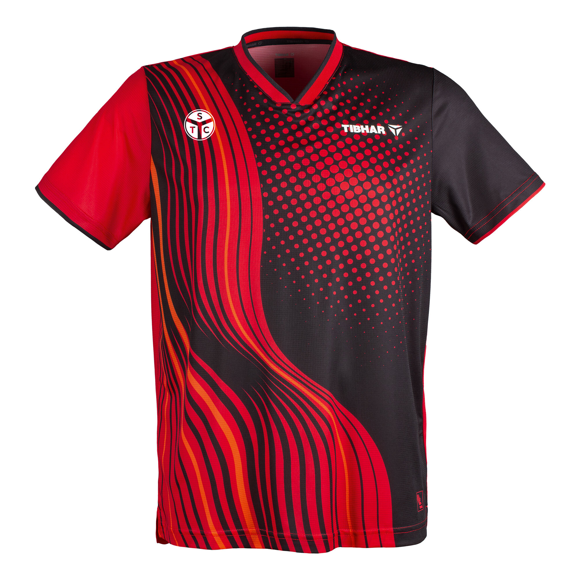 Tibhar TT-Shirt L2 River schwarz/rot STC-Edition